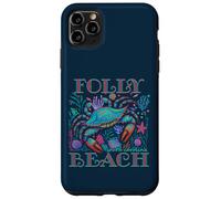FOLLY BEACH SOUTH CAROLINA BLUE CRAB SUMMER BEACH VACATION Case for iPhone 11 Pro Max