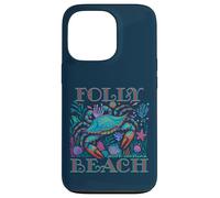 FOLLY BEACH SOUTH CAROLINA BLUE CRAB SUMMER BEACH VACATION Case for iPhone 13 Pro