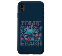 FOLLY BEACH SOUTH CAROLINA BLUE CRAB SUMMER BEACH VACATION Case for iPhone XS Max