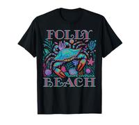 FOLLY BEACH SOUTH CAROLINA BLUE CRAB SUMMER BEACH VACATION T-Shirt