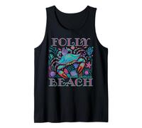 FOLLY BEACH SOUTH CAROLINA BLUE CRAB SUMMER BEACH VACATION Tank Top