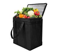 Folly Food Delivery Bags, Insulated Pizza Delivery Bags | Keep Shopper Accessories for Catering Hot Restaurants for Catering Restaurants for Catering for Catering, Black, riferimento alla