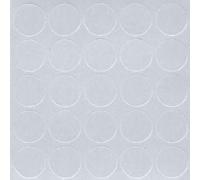 Folmag Self Adhesive Decorative Screw Cover Caps - 14mm, 25 Pcs (Grey)