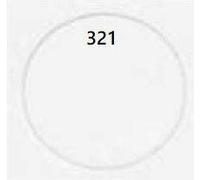 Folmag Self Adhesive Decorative Screw Cover Caps - 14mm, 25 Pcs (White Gloss)