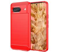 Folmecket Google Pixel 8 Shock Flexible TPU Rubber Cell Phone Case 6.2" Red