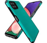 Folmecket Samsung galaxy A22 5G Phone Case, Shock-Absorption Flexible TPU Rubber Protective Cell Phone Cover for Galaxy A22 5G Phone case 6.6" (A22 5G Sea Blue)