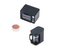 FOLODA 1: 12 Miniature Oven Display Dollhouses Model, Black | with Lightweight Appliance Styling for Arrangements