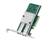FOLODA 10Gb Networking Card Double Port Ethernet Converged Server X520-DA1 82599EN Chipset PCIE Ethernet Converged