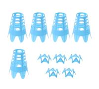 FOLODA 10Pcs Simulator Tees Indoor Tees Mat Tees For Winter Turfs And Driving Pack Of 5 Tall And 5 Small Large And Small Balls Holders