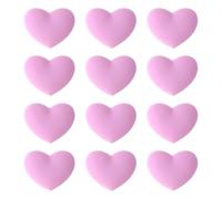 FOLODA 12pcs Silicone Racket Damper Absorber Racquet Dampeners Tennis Vibrations Dampener Heart Shape String Dampener Professional Racket Dampener