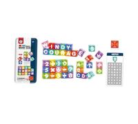 FOLODA 2CM Assembly Tiles 40PCS Character Number Puzzle Exercise for Basic Pupils to Improve Spelling Counting and Fundamental Mathematics Portable Blocks