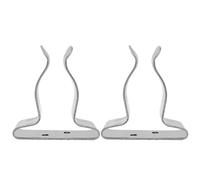 FOLODA 2Pcs Marine Grade Stainsless Steels Boats Hook Bracket Clip Spring Clip Hook Spring Clamps Tool Holder Easily To Install Stainsless Steels Hook