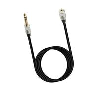 FOLODA 6.5mm to 3.5mm Converter Cable with Hifi Sound, 0.25m | Compactly Converter Cable with Clear Transfer for Gear, Double Length 25cm or 180cm