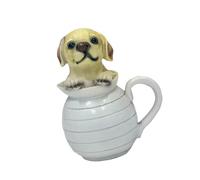 FOLODA Artistic Lovely Canine Sculpture Resin Art Piece Home Accent Great Present Dog Owners Decoration Dog
