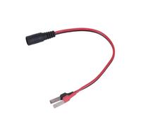 FOLODA Female Input to Battery Tab Adapter Cable with C45 Tabs | 22 Cm Power Wiring with Red and Black Colors and C45 Terminal Ends for Repair Tasks Daily