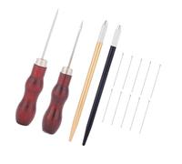 FOLODA Hair Implant Tool, Natural Looking Hairstyles, A | Practical Wooden Base with Strong Metal Tips for Effortless Hair Implantation and Various Hairstyle Choices
