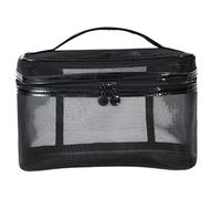 FOLODA Meshes Makeup Bag, Travel Cosmetic Bag with Zipper, K