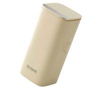 FOLODA Modern Rising Makeup Brush Case for Bathroom, Creamy yellow