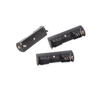 FOLODA Multipurpose 2A Battery Holder Metal Structure Solder Friendly Terminals for Customs Circuits Battery Holder with Solderable Contacts