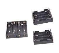 FOLODA Multipurpose 2A Battery Holder Metal Structure Solder Friendly Terminals for Customs Circuits Battery Holder with Solderable Contacts