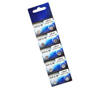 FOLODA Pack Of 10 AG0/LR521 AG1/LR621 AG3/LR41 AG4/LR626 AG13/LR144 AG10 Alkaline Button Battery 1.55VCoin Cell For Electronics