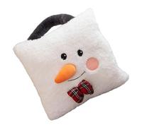 FOLODA Plushie Cushion Lovely Christmas Figures Snowman Tree Reindeer Santa Cushion Storage Bag For Nursery And Living Room Christmas Pillow