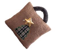 FOLODA Plushie Cushion Lovely Christmas Figures Snowman Tree Reindeer Santa Cushion Storage Bag For Nursery And Living Room Christmas Pillow