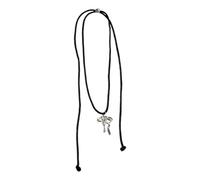 FOLODA Sophisticated Alloy Butterfly Necklace Stylish Pull String Neckchain Adjustable Rope Chain Choker Stylish Clavicle Chain Versatile Length