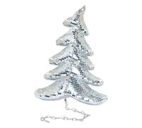 FOLODA Sparkling Discos Bauble Christmas Hanging Decorations Stylish Festives Accessories Light Reflectings Glass Ornament Sparkling Tree Decorations