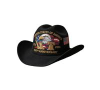 FOLODA Stylish Commemorative Hat Americans Independence Theme Decoration for Social Event and Holidays Independence Day Cowhand Hat