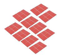 FOLOSAFENAR Nail Art Display Tape precut double sided tape for nails Double Sided, 10 Sheets, Red, nail tape For Nail Art & Salon Commerce, Industrie et Science