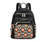 FOLOVEYA Backpack for Womens Anti Theft Waterproof Rucksack Lightweight Casual Daypack Stylish Floral Backpack Modern City Shoulder Bag for Women Travel City School College Work Polyester Bag Grey