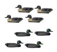 Folpus 8/set Realistic 14" Duck Decoy Hollow Body Floating Durable Lightweight Drake Decoy Outdoor Hunting