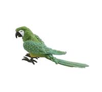 Folpus Artificial Parrot Model Simulation Parrot Ornament Small Parrot Figurine Bird Ornaments Fake Parrot Decor Model for Garden, Green