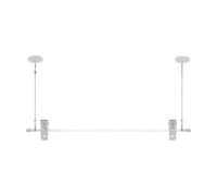 Folpus Ceiling Sign Hanger Picture Hanging Hooks Rod Flag Pole Support Ceiling Sign Holder Banner Hanger for Banners Sign Board