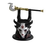 Folpus Creative Controller Holder with Horns | Stable Round Base, Gold and Silver Details, Vinyl Figure, for Gamers Setup