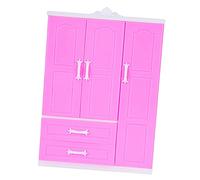 Folpus Doll Storage Clothes Closet Photo Props Doll Wardrobe Closet for 30cm Dolls