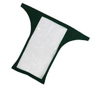 Folpus Mobility Bike Control Panel Tiller Cover Waterproof 72x60x36cm Transparent Foldable, Dark Green