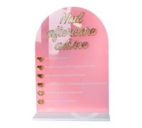 Folpus Nail Tip Display Board Manicure Showing Board Acrylic DIY Nail Art Tool Remind Display Sign