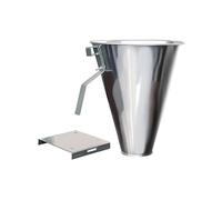 Folpus Poultry Restraining Cone Killing Chicken Cone Slaughter Tool Easy to Use Durable Accs Chicken Bleeding Funnel for Chicken Birds Turkeys Farm, M
