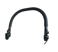 Folpus Pushchair Front Bars, Baby Stroller Handle, Stroller Support Bar, Baby Stroller Armrest Stroller Safety Bar for Pushchair, Replacement Parts, PU Leather