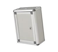 Folpus Small Suggestion Box with Lock Organizer Donation Box Lockable Multipurpose Post Box Drop Box for Hotel Business Sturdy