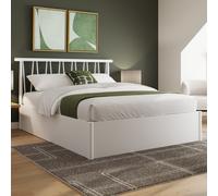 folsom wooden ottoman storage king size bed in white
