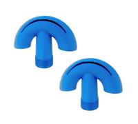 FOLUZUN Threaded Pool Fountain Nozzle for Water Feature | Curved Water Slot Across the Arched Head, Installation Without Professional Tools, Residential Pool Fountain Use