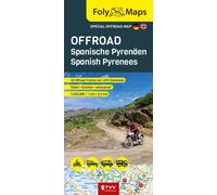 FolyMaps OFFROAD Spanish Pyrenees 1:250,000 : Special map with over 60 off-road tracks