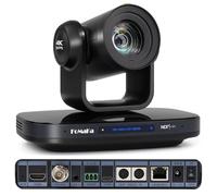 FoMaKo 12G-SDI 4K 60FPS NDI PTZ Camera,20X Optical Zoom,4KP60 AI Auto-Tracking Gen 3, 1/1.8 UHD CMOS 8.42MP HDMI USB3.0 12G-SDI for Church Worship Education Conference Events,K820S