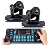 FoMaKo 4K 60fps 12G-SDI & Freed Broadcast PTZ Camera, NDI PTZ Camera Controller,for E-Commerce Live Streaming & Brand Promotion Livestreaming and Live Production(K820SX2+KC608N)