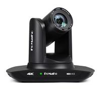 FoMaKo 4K PTZ Camera NDI HDMI AI Auto-Tracking, 20X Optical Zoom, USB3.0 LAN HDMI PTZ Camera 4K for Church Worship Education Conference Events, K20UH NDI