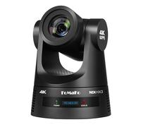 FoMaKo 60fps 4K NDI PTZ Camera 30x, Supports NDI HX3 4K 60fps Output, 30x Optical Zoom, Gen 3 AI Auto-Tracking, 3G-SDI/HDMI/USB/LAN PoE, Ideal for Church Worship & Live Studio, K630N