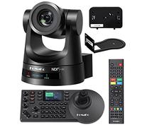FoMaKo NDI Camera Bundle, 30x Optical Zoom, True to Life Colors, PoE, HDMI PTZ Camera for Church Services Worship Education vMix OBS Wirecast (KN30A+KC608 Pro)